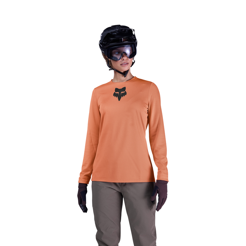 KOSZULKA ROWEROWA Z DŁUGIM RĘKAWEM DAMSKA FOX RANGER FOX HEAD CORAL M
