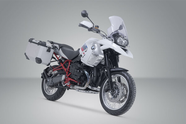 ZESTAW KUFRA CENTRALNEGO TRAX ADV SW-MOTECH 37/45 L. R 1200 GS (04-12)/ ADV (06-13) SILVER