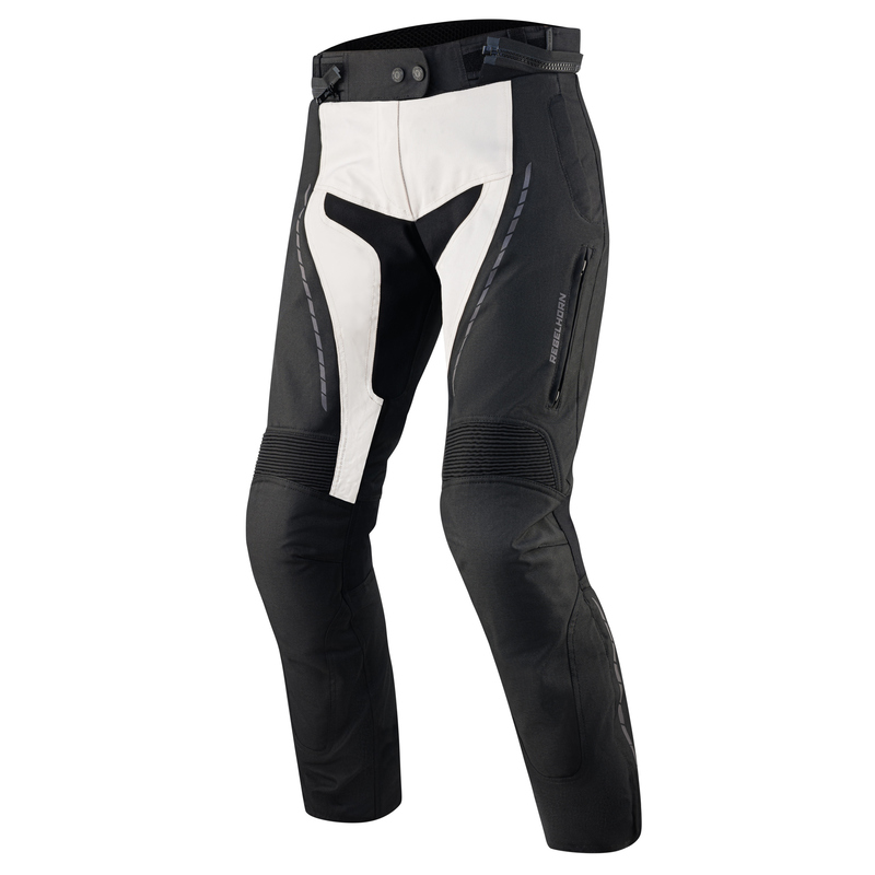 SPODNIE MOTOCYKLOWE TEKSTYLNE DAMSKIE REBELHORN HIKER 3 BLACK GREY WXS