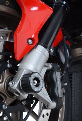 SLIDERY PRZEDNIEGO ZAWIESZENIA RG RACING HONDA VFR800 14- BLACK