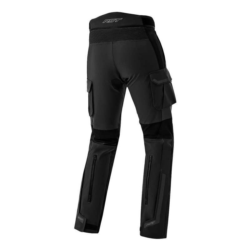 SPODNIE MOTOCYKLOWE TEKSTYLNE RST PRO SERIES ADVENTURE D3O BLACK L