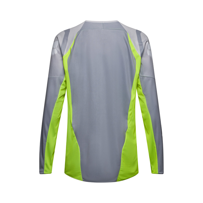 BLUZA MOTOCYKLOWA FOX 180 FRAME GREY YELLOW