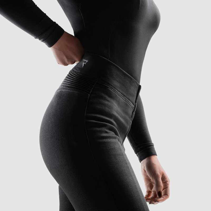 LEGGINSY MOTOCYKLOWE DAMSKIE REBELHORN CHICA BLACK 24/30