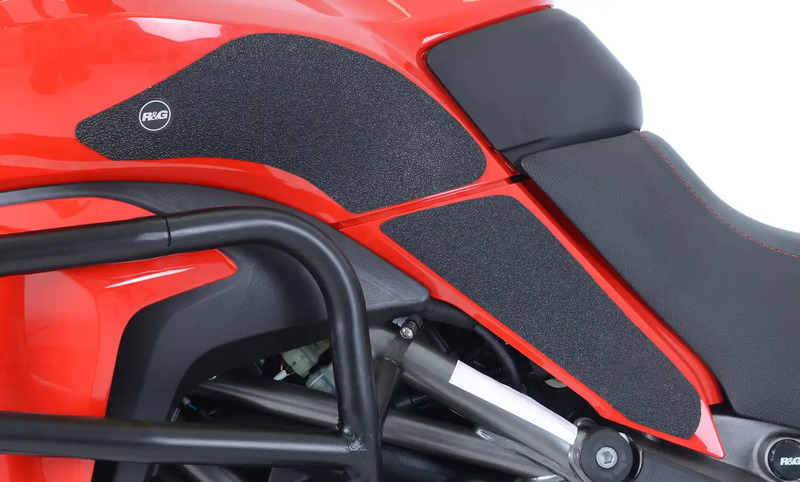 NAKLEJKA NA BAK TANKPAD ANTYPOŚLIZGOWY 4 CZĘŚCI RG RACING DUCATI 950 MULTISTRADA (17-) CLEAR