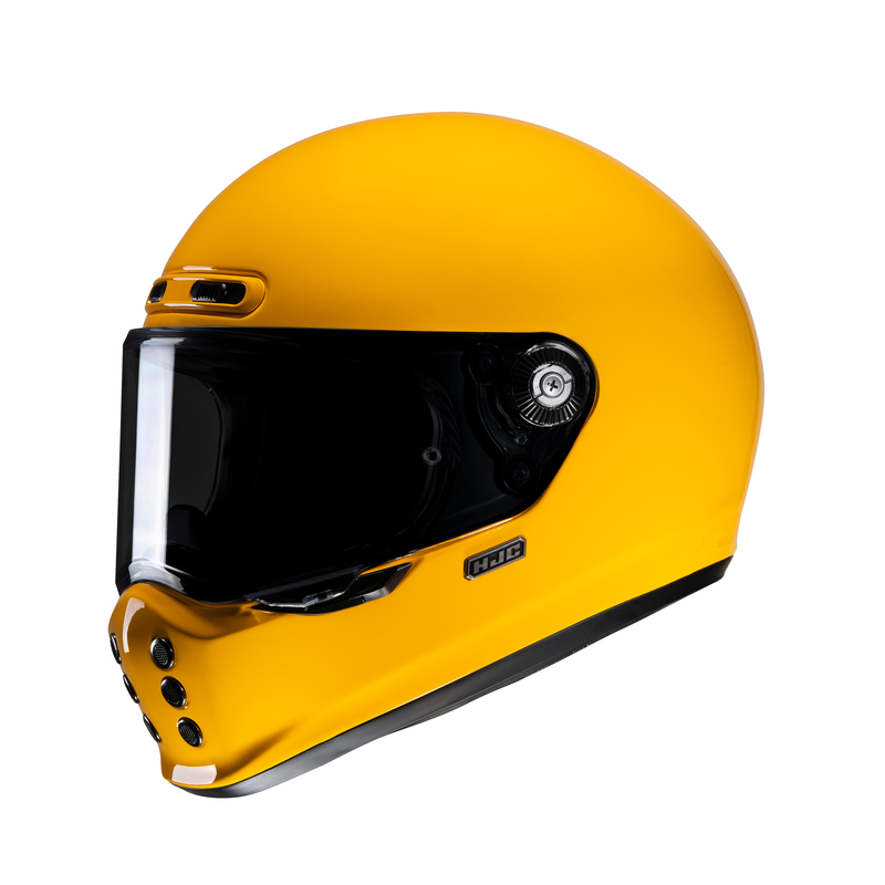 KASK MOTOCYKLOWY HJC V10 DEEP YELLOW XXL
