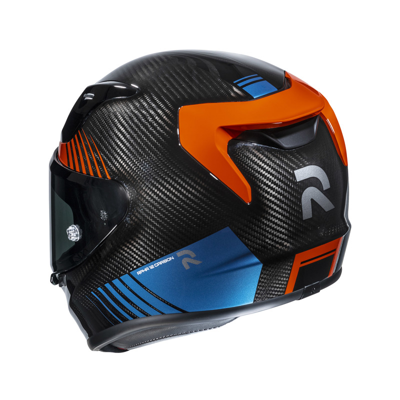 KASK MOTOCYKLOWY HJC RPHA12 CARBON TOVIN BLACK BLUE M