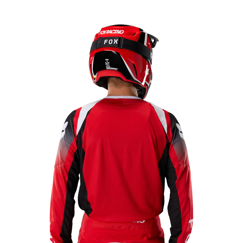 BLUZA MOTOCYKLOWA FOX 180 FRAME EXTD SIZES RED