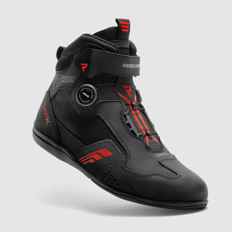 BUTY MOTOCYKLOWE REBELHORN SPARK 3 BLACK RED