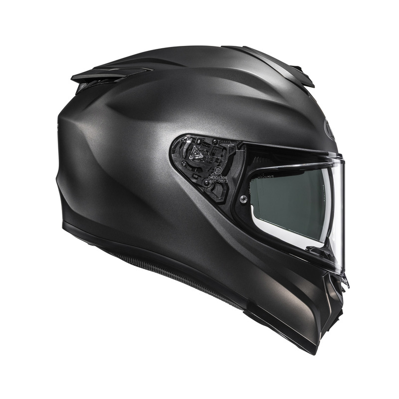 KASK MOTOCYKLOWY HJC I72 SOLID SEMI FLAT TITANIUM