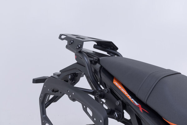 STELAŻ STREET-RACK POD PŁYTĘ MONTAŻOWĄ KUFRA SW-MOTECH 125 SMC/ENDURO R, 250 ADV, 390 ADV (25-) BLAC