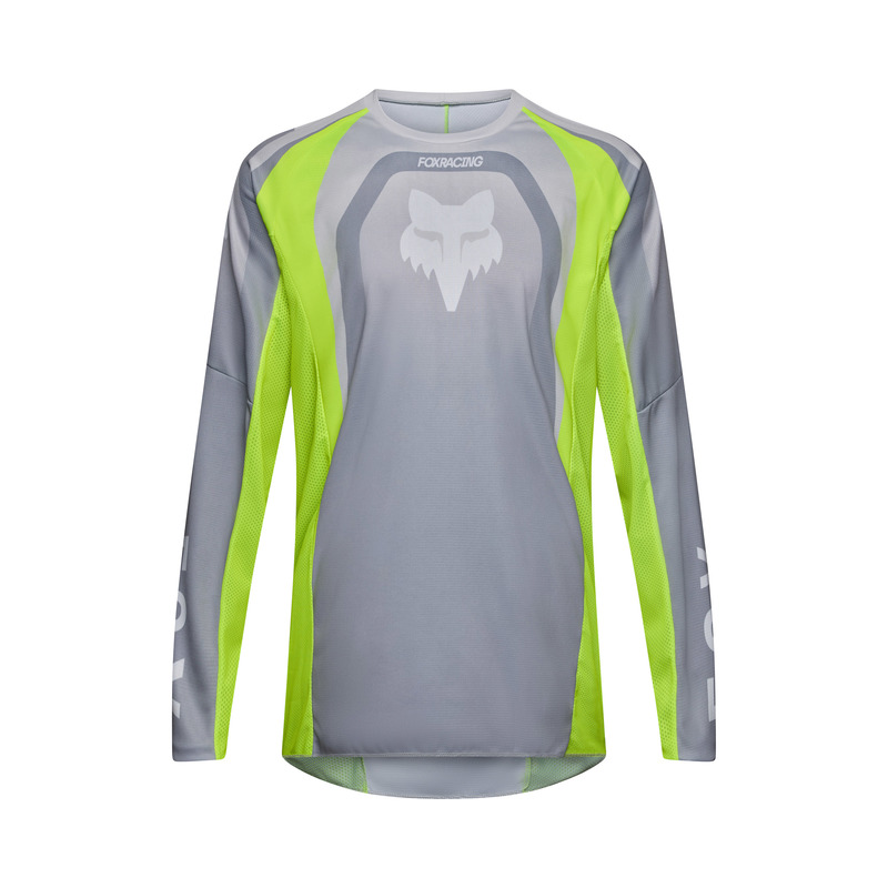 BLUZA MOTOCYKLOWA FOX 180 FRAME GREY YELLOW