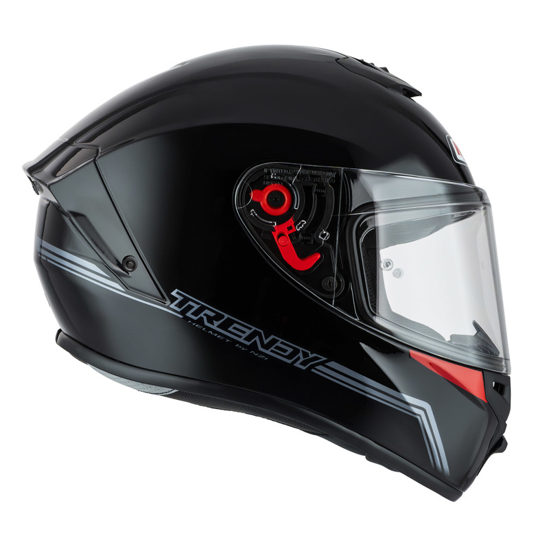 KASK MOTOCYKLOWY NZI TRENDY STREAM SOLID NOUVEAU BLACK M