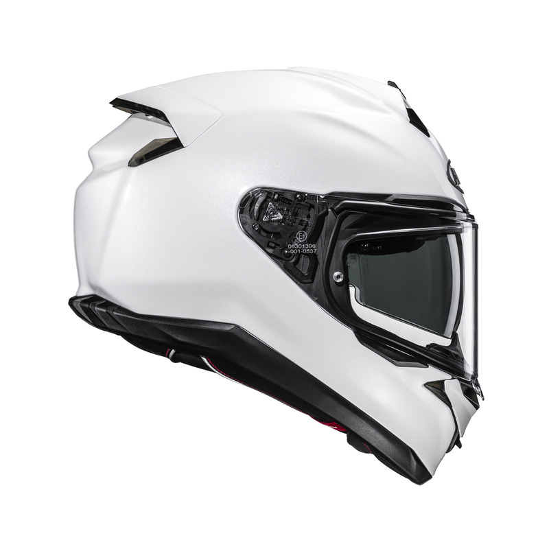KASK MOTOCYKLOWY HJC F72 SOLID PEARL WHITE M