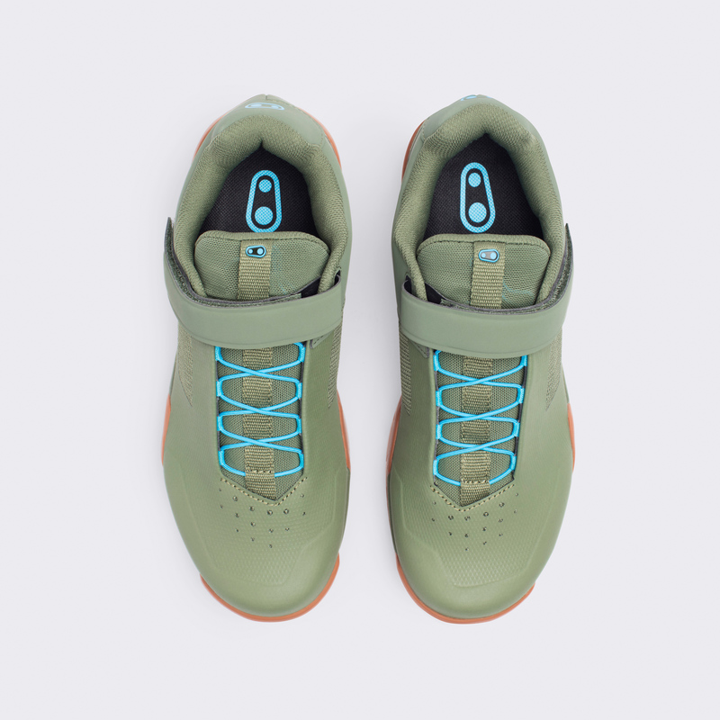 BUTY CRANKBROTHERS MALLET E SPEEDLACE GREEN BLUE - GUM OUTSOLE 10.5 (44 EU)