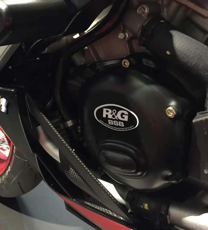 OSŁONA SILNIKA RG RACING APRILIA RSV4 09-14, V4 TUONO 11-17, PRAWA STRONA BLACK