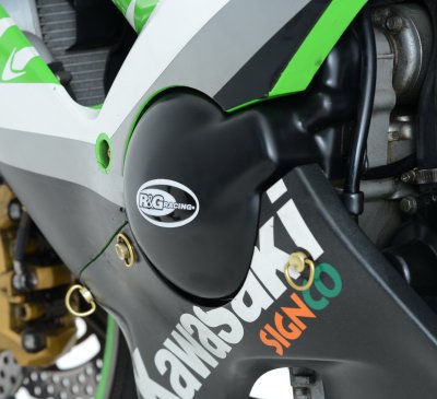 OSŁONA SILNIKA RG RACING KAWASAKI ZX6-R 05-06, LEWA STRONA OSŁONA GENERATORA BLACK
