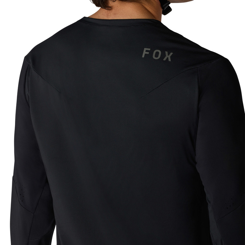 KOSZULKA ROWEROWA Z DŁUGIM RĘKAWEM FOX FLEXAIR BLACK L