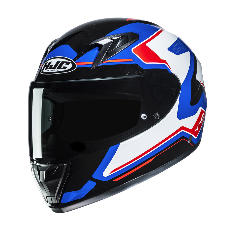 KASK MOTOCYKLOWY JUNIOR HJC Y10 CRIC BLUE WHITE S