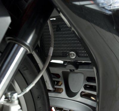 OSŁONA CHŁODNICY RG RACING APRILIA RS4 125 BLACK