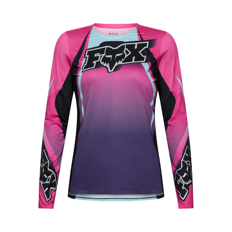 KOSZULKA ROWEROWA Z DŁUGIM RĘKAWEM DAMSKA FOX FLEXAIR LS TS57 SE PINK XL