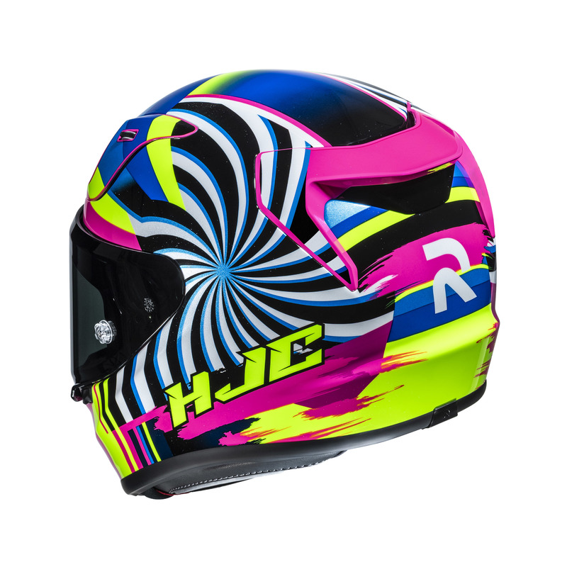 KASK MOTOCYKLOWY HJC RPHA12 LIF BLUE PINK L