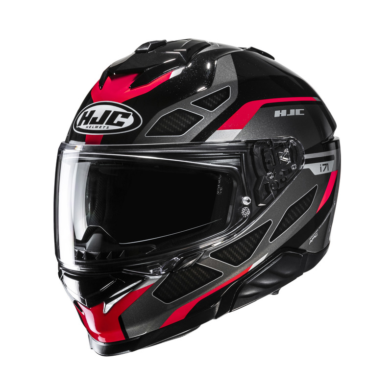 KASK MOTOCYKLOWY HJC I71 ZEST BLACK RED M