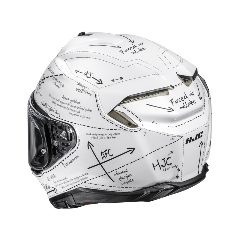 KASK MOTOCYKLOWY HJC F72 ODYSSEA WHITE BLACK XXL