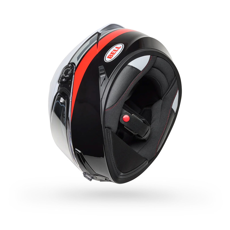 KASK MOTOCYKLOWY BELL LITHIUM MOTION WHITE RED