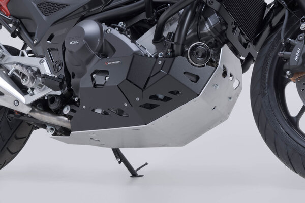 OSŁONA SILNIKA PŁYTA POD SILNIK SW-MOTECH BLACK/HONDA NC700 / NC750 WITH DCT. BLACK SILVER