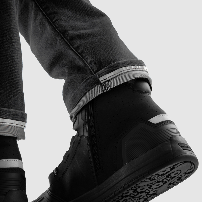 JEANSY MOTOCYKLOWE REBELHORN REVOLT BLACK MONOLAYER