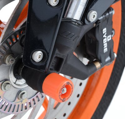 SLIDERY PRZEDNIEGO ZAWIESZENIA RG RACING KTM 125 / 200 / 390 DUKE / RC125 / 200 / 390 ORANGE