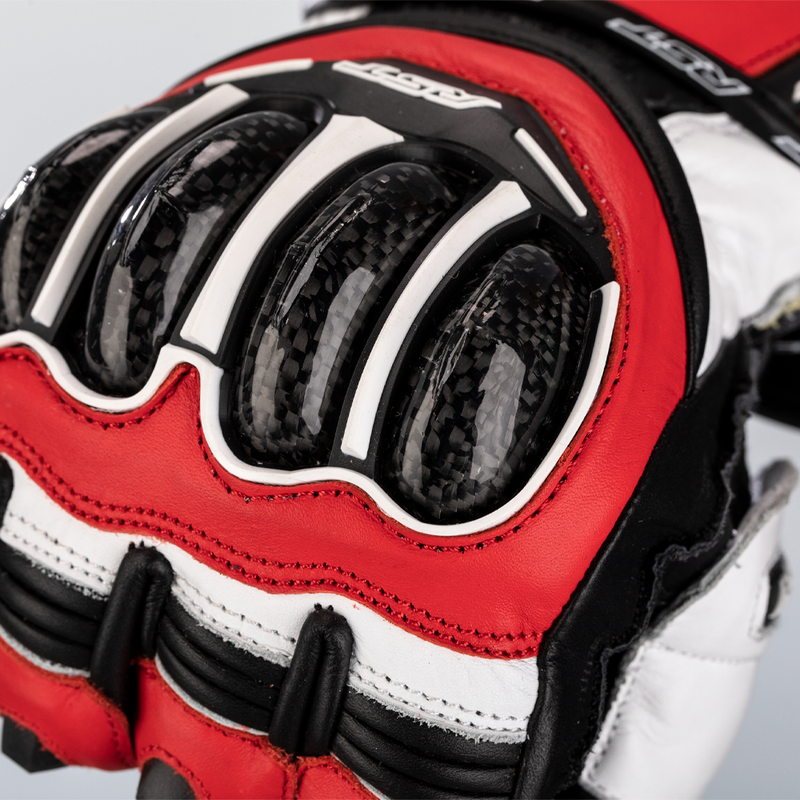RĘKAWICE MOTOCYKLOWE RST TRACTECH EVO 4 RED WHITE BLACK S