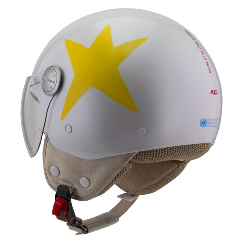 KASK MOTOCYKLOWY NZI PASARELA CONSTELACIÓN AMARILLA