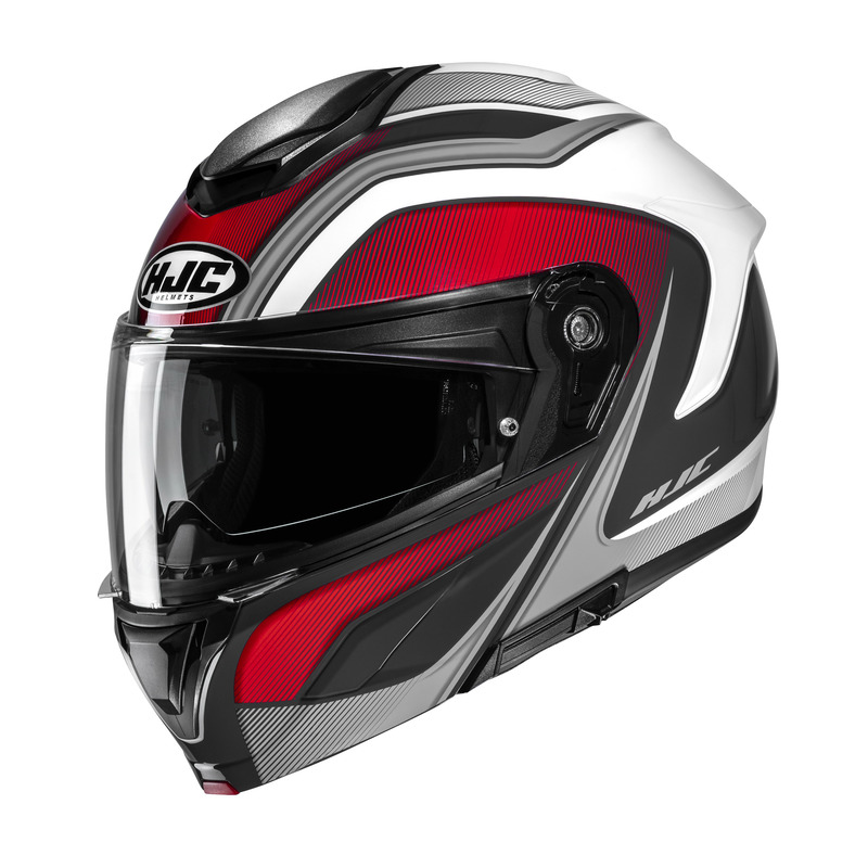 KASK MOTOCYKLOWY HJC C92 SIRIUS SILVER RED S