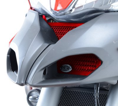 OSŁONA CHŁODNICY OLEJU RG RACING DUCATI MULTISTRADA 1200 RED
