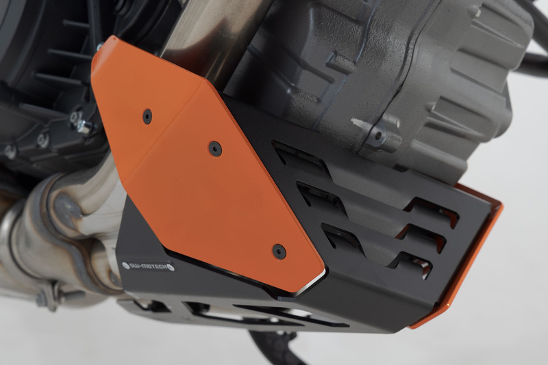 PRZEDNI SPOILER PŁUG SW-MOTECH KTM 1290 SUPER DUKE R/GT ORANGE/BLACK