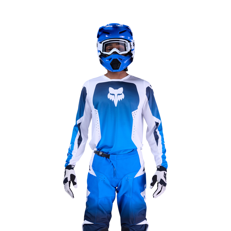 BLUZA MOTOCYKLOWA FOX 180 SHIELD BLUE
