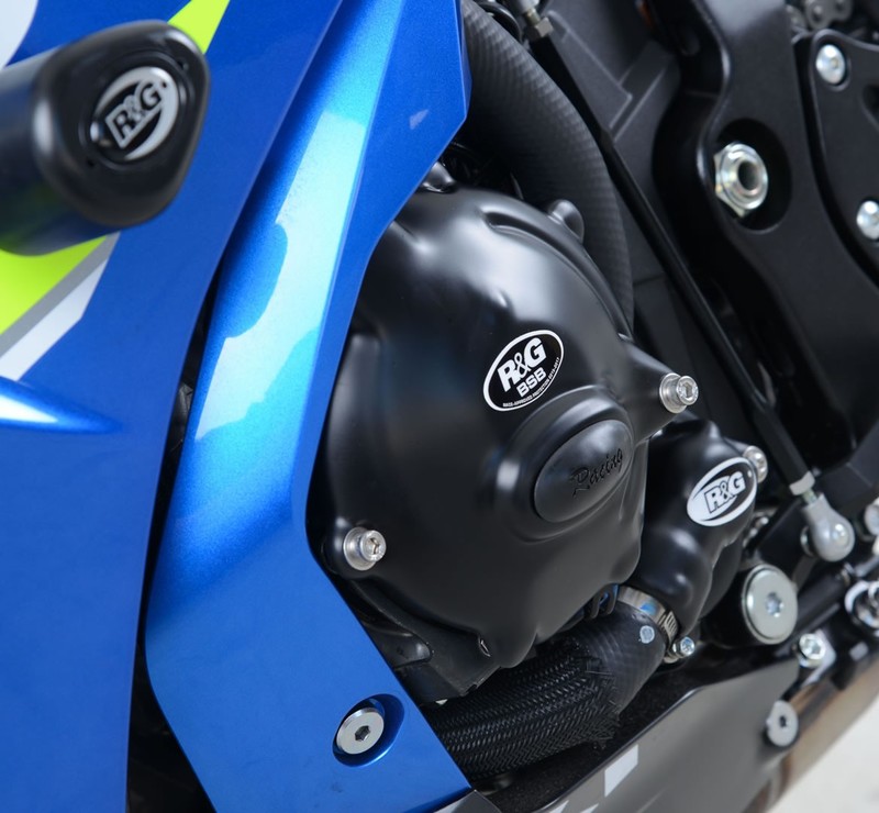 ZESTAW OSŁON SILNIKA RG RACING SUZUKI GSX-R1000/R 17-, (2 CZĘŚCI) BLACK RACE