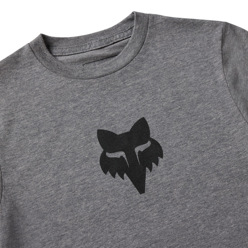 T-SHIRT JUNIOR FOX HEAD HEATHER DARK GREY
