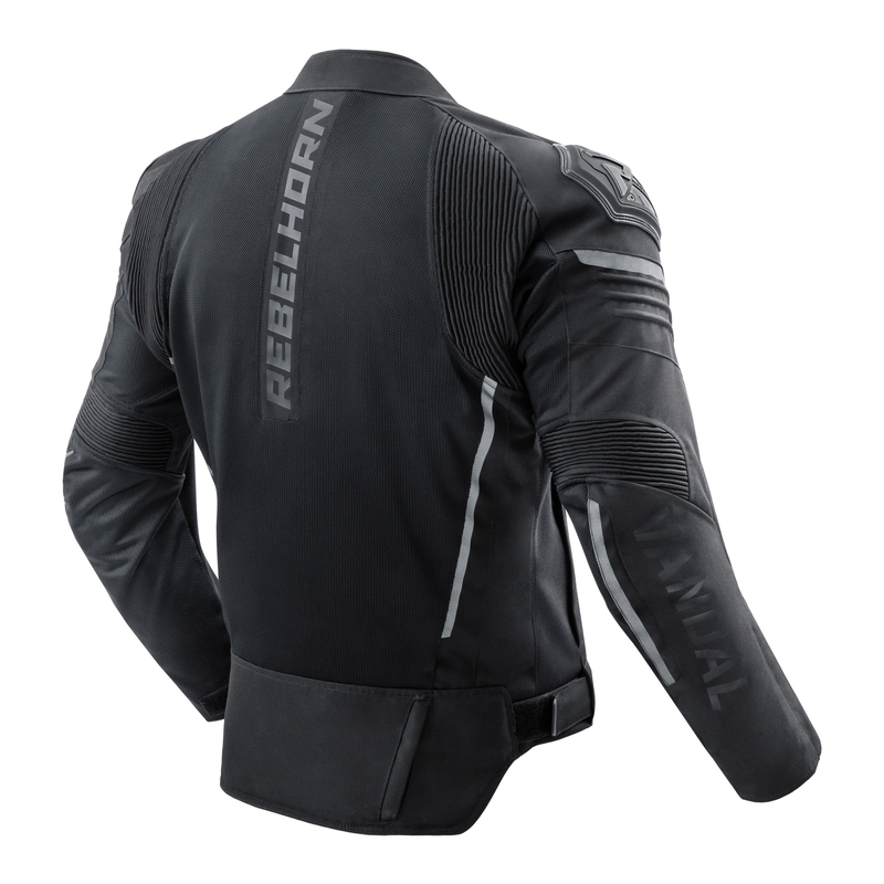 KURTKA MOTOCYKLOWA TEKSTYLNA REBELHORN VANDAL MESH BLACK