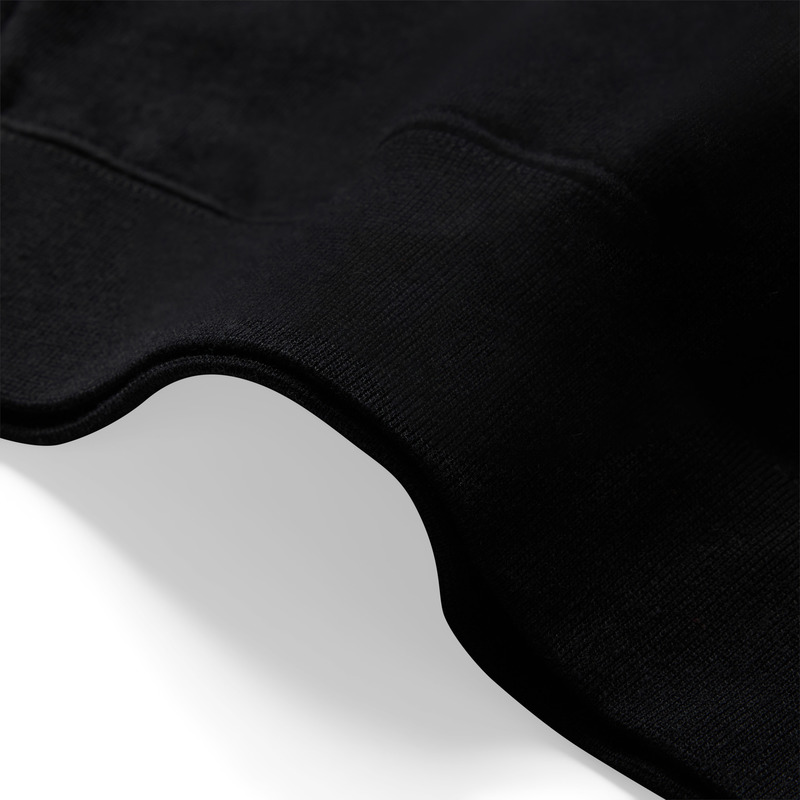 BLUZA Z KAPTUREM JUNIOR FOX BEAM FLEECE PO BLACK