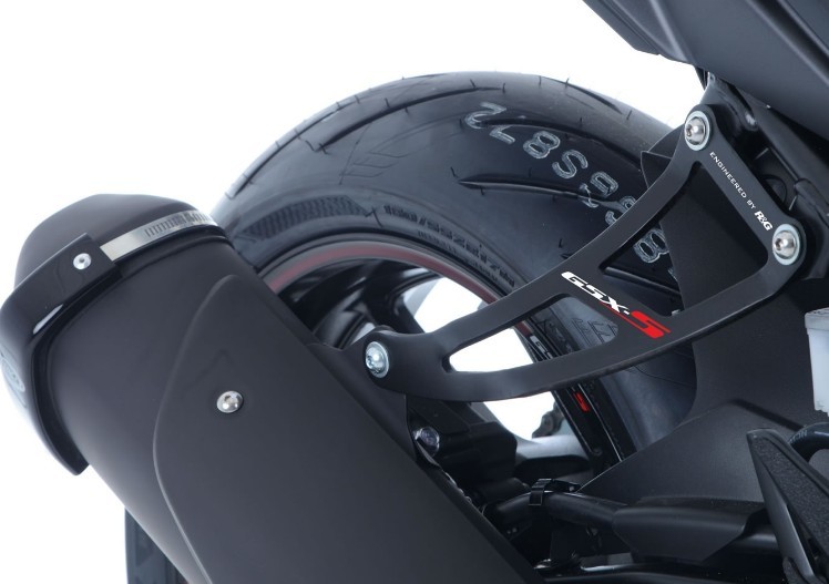 MOCOWANIE WYDECHU + ZAŚLEPKA PODNÓŻKA RG RACING SUZUKI GSX-S750 (17-) BLACK