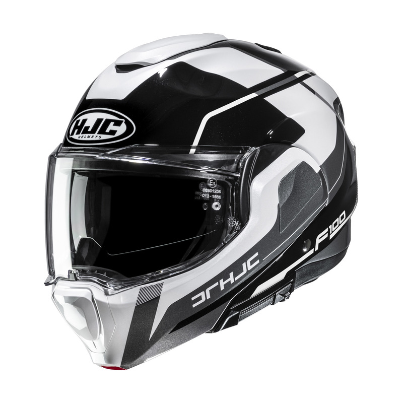 KASK MOTOCYKLOWY HJC F100 ASTRA GREY WHITE XL