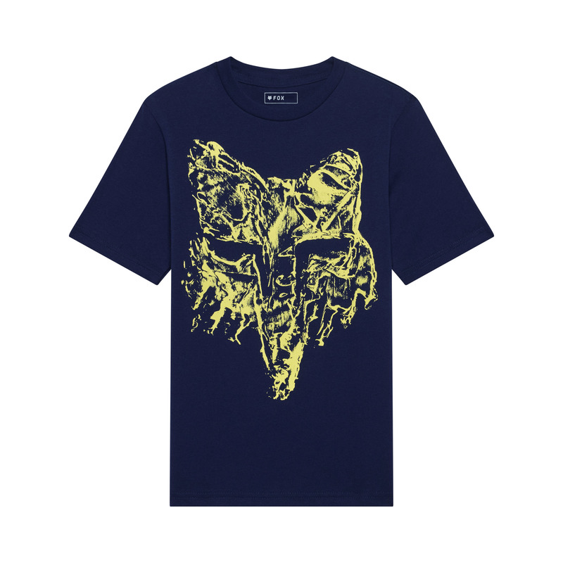 T-SHIRT JUNIOR FOX IMAGE PRINT HEAD NAVY