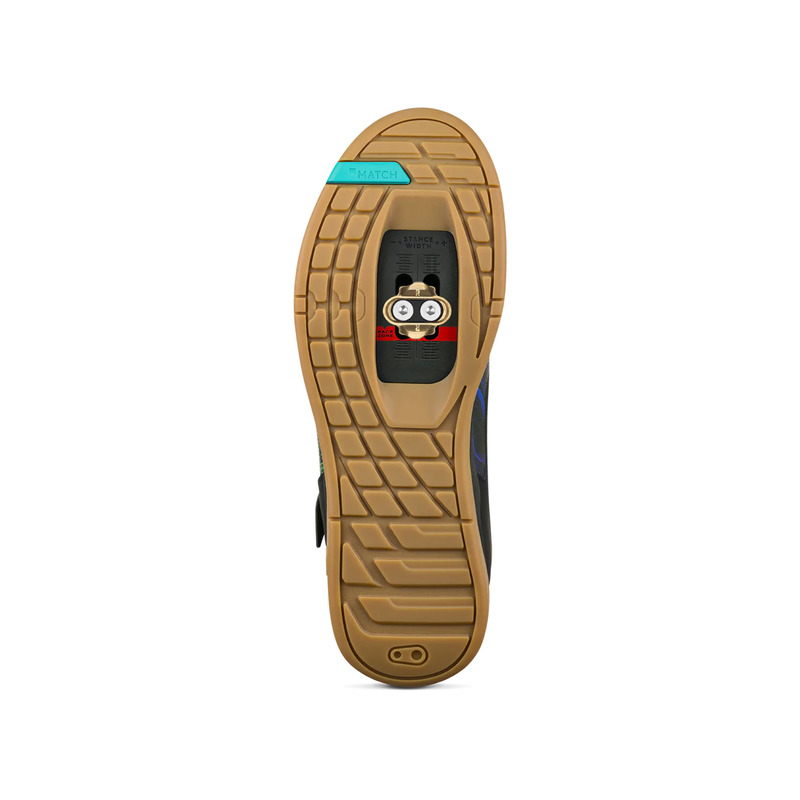 BUTY CRANKBROTHERS MALLET BOA BLACK BLUE SWIRL - GUM OUTSOLE 9.5 (43 EU)