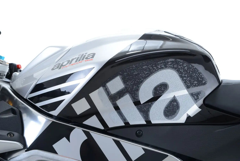 NAKLEJKA NA BAK TANKPAD ANTYPOŚLIZGOWY 4 CZĘŚCI RG RACING APRILIA RSV-4 (09-14)/TUONO (11-14) BLACK