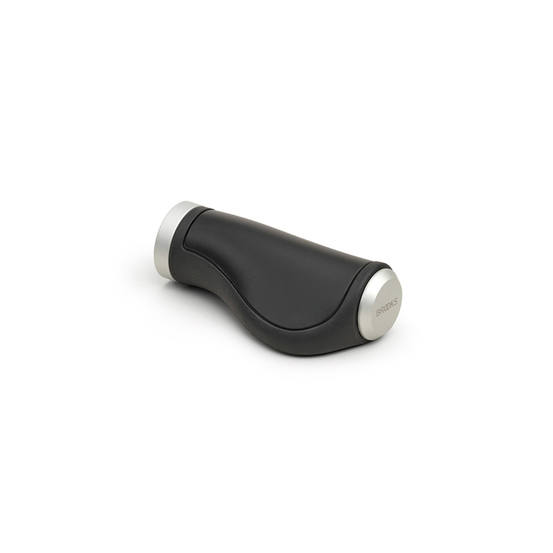 GRIPS BROOKS ERGONOMIC RUBBER GRIP 130/100 BLACK