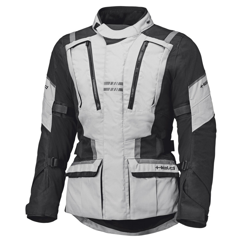 KURTKA MOTOCYKLOWA TEKSTYLNA DAMSKA HELD HAKUNA MATATA 3 GREY BLACK W3XL