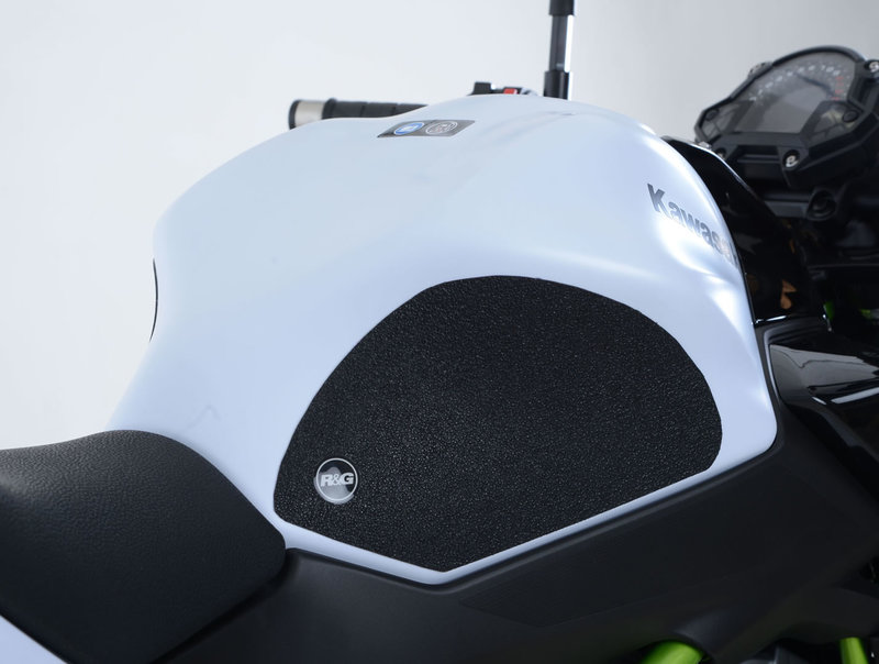 NAKLEJKA NA BAK TANKPAD ANTYPOŚLIZGOWY 2 CZĘŚCI RG RACING KAWASAKI Z 650, NINJA 650 (17-) BLACK
