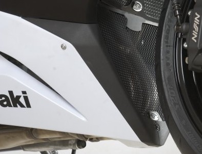 OSŁONA KOLEKTORÓW WYDECHOWYCH RG RACING KAWASAKI ZX6R 13- 18 TITANIUM
